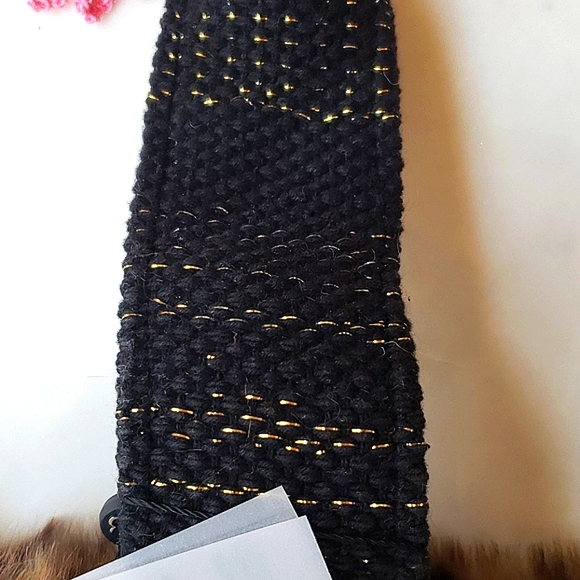 NWT America and Beyond Phantom Leopard Shoulder bag with woven lurex strap - Picture 5 of 9